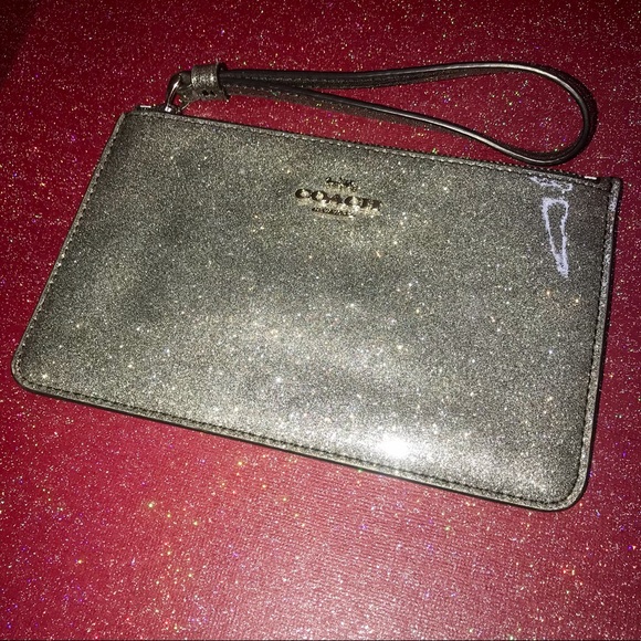 Coach Handbags - Coach Hologram x NASA Glitter Wristlet